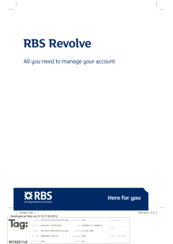 RBS Revolve - All you need to manage your account