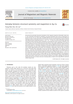 Interplay between structural symmetry and magnetism in Ag&ndash;Cu