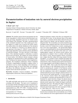 Parameterization of ionization rate