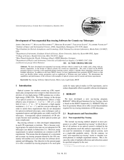 Development of Non-sequential Ray-tracing Software