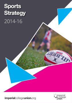 Sports Strategy - Imperial College Union