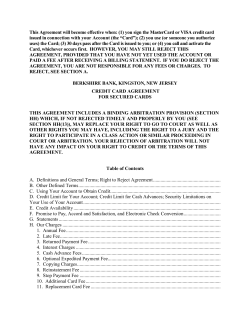 This Agreement will become effective when: (1) you sign the