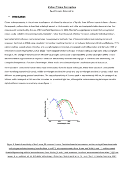 Colour Vision Perception
