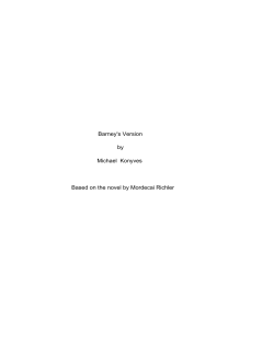 Barney`s Version - Sony Pictures Classics