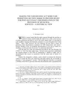 making the fair housing act more fair: permitting section 3604(b)