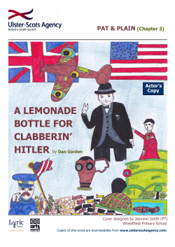 A Lemonade Bottle for Clabberin` Hitler - Ulster