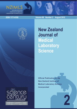 New Zealand Journal of Medical Laboratory Science