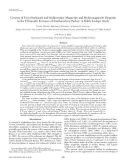 Genesis of Vein Stockwork and Sedimentary