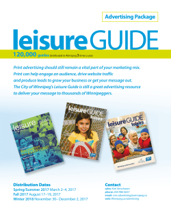 Leisure Guide Advertising Kit