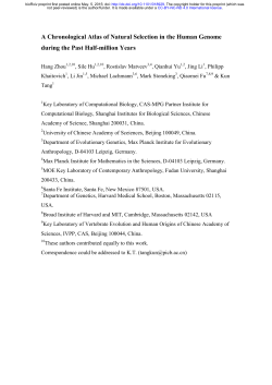 A Chronological Atlas of Natural Selection in the Human