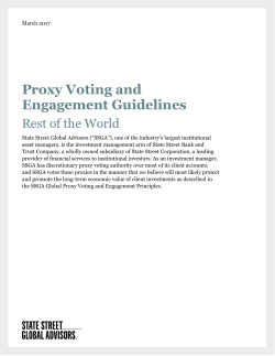 2017 Proxy Voting and Engagement Guidelines