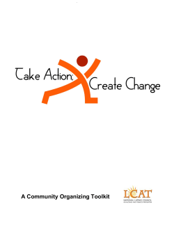 A Community Organizing Toolkit