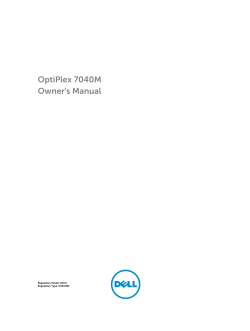 OptiPlex 7040M Owner`s Manual