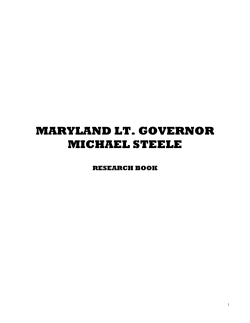maryland lt. governor michael steele