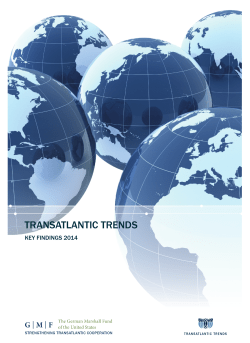 Key Findings Report  - Transatlantic Trends