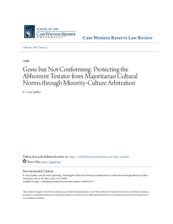 Gone but Not Conforming: Protecting the Abhorrent Testator from