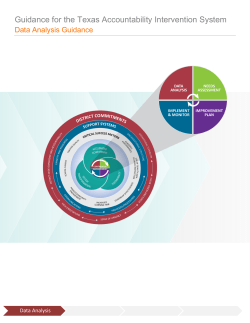 Guidance for the Texas Accountability Intervention System
