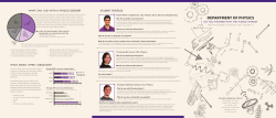 Physics Undergraduate Brochure - KSU Physics