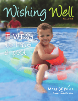 FALL 2013 - Make-A-Wish&reg; Eastern North Carolina