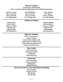 East Central and Richmond Region Campus Directory