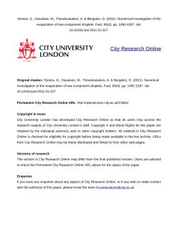 - City Research Online