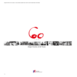 Major Events of 60 Years