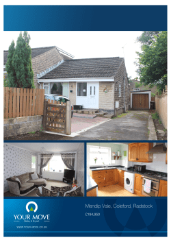 Mendip Vale, Coleford, Radstock