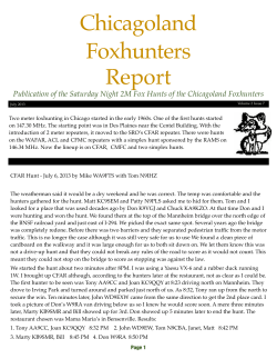 Foxhunters Monthly