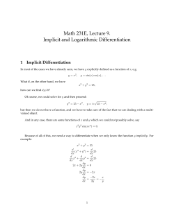 Note - UIUC Math