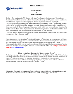 Confusions - Oldbury Rep