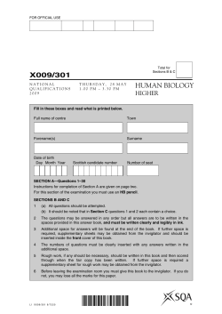 Higher Human Biology