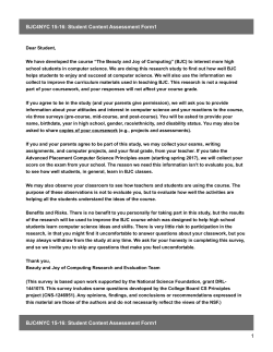 sample content assessment, Form 1