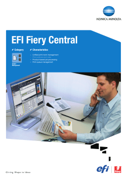 EFI Fiery Central