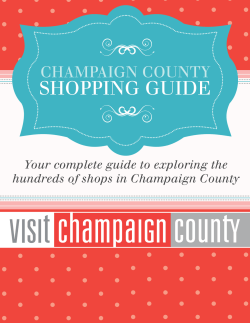 Click here for The Champaign County Shopping Guide!