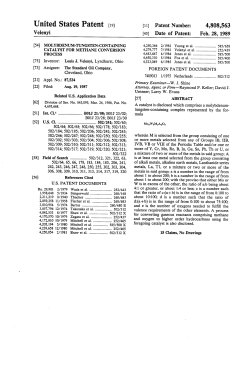 Molybdenum-tungsten-containing catalyst for methane conversion