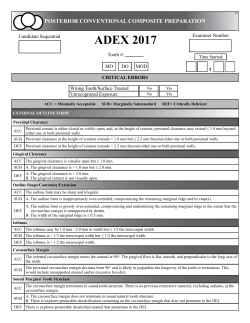 Posterior Conventional Composite Prep Eval