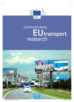 Communicating EU transport research