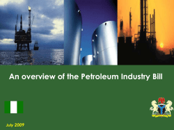 An overview of the Petroleum Industry Bill