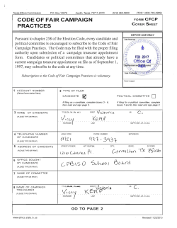 Kemp, Victoria - CFCP Form - 2017