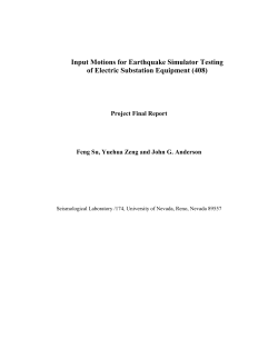 Final Report - Pacific Earthquake Engineering Research Center