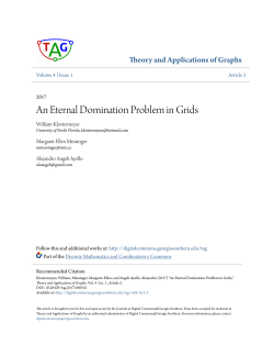 An Eternal Domination Problem in Grids