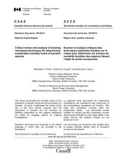 Critical review and analysis of existing risk