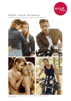 Aaron B. &ndash; by scout model agency