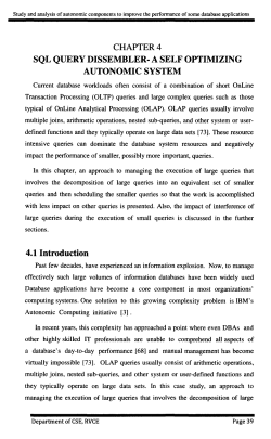 CHAPTER 4 SQL QUERY DISSEMBLER