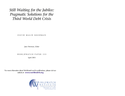 Still Waiting for the Jubilee