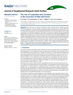The role of suspended load transport in the occurrence of tidal sand