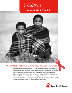 Children in a World of AIDS