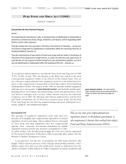 The act not only gave unprecedented new regulatory powers to the