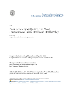 Book Review: Social Justice: The Moral Foundations of Public