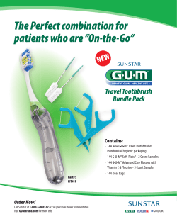 P15146 New GUM Travel Toothbrush Bundle Pack
